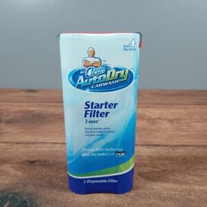 Mr Clean AutoDry Carwash‎ Starter Filter 3 Uses Water Filtration New